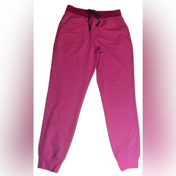 Sold!💗💜FIGS Zamora Jogger Scrub Pants Limited-Electric Orchid Large-Tall EUC - Picture 6 of 15